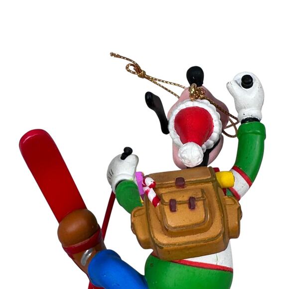 Vintage Disney Goofy Skiing Christmas Ornament Hanging Holiday Decor Collectable - Picture 4 of 7